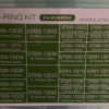 Caja master Kit de O-Rings de 435Pcs para Excavadoras Komatsu