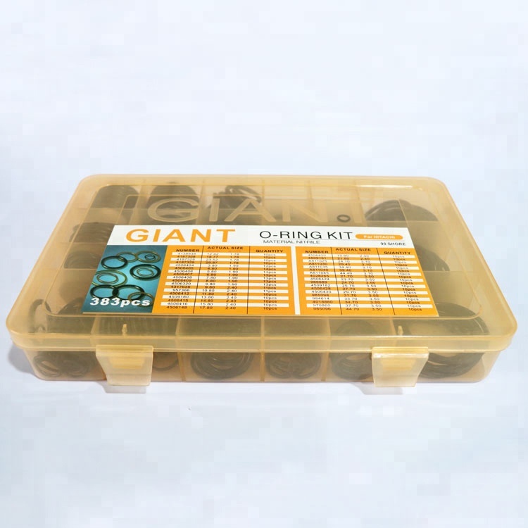 Caja master Kit de O-Rings de 383Pcs para Excavadoras Hitachi / John Deere