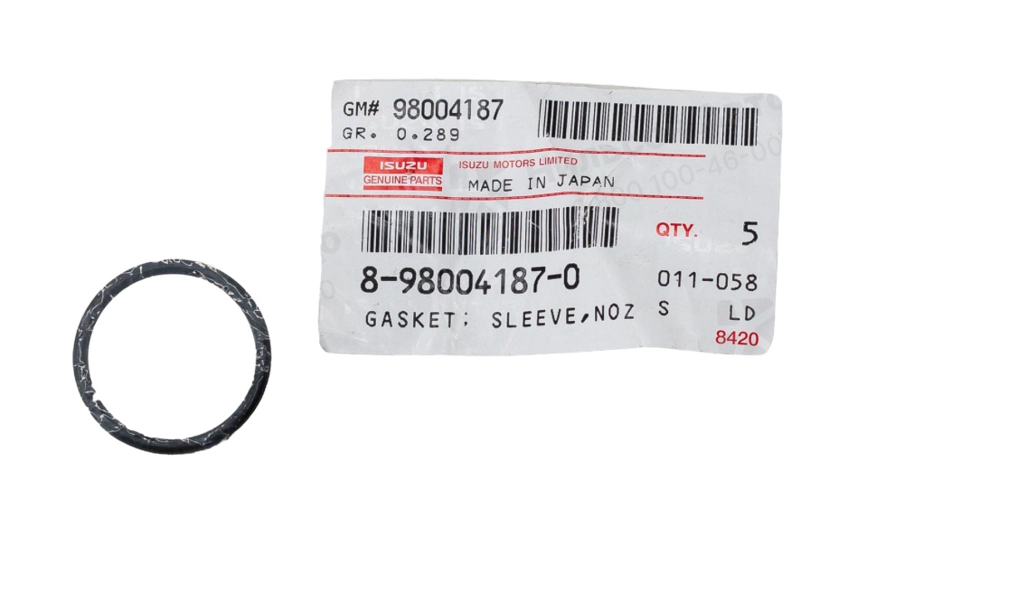 Oring para camisa de Inyectores para Motores Isuzu 4HK1/6HK1 #8980041870