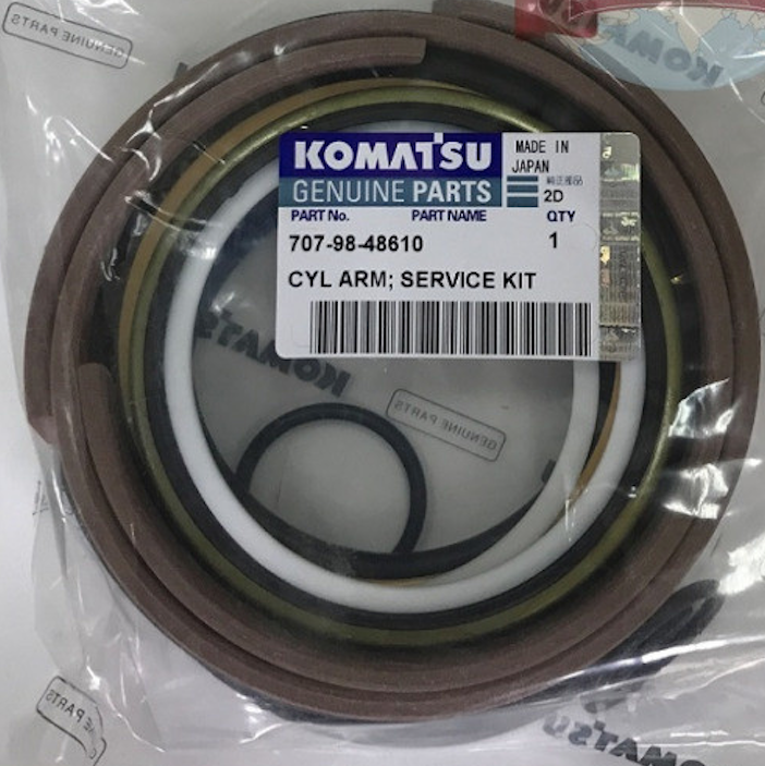 Kit de sellos Cilindro Hidráulico Arm Excavadoras Komatsu PC200LC-8 / PC210LC-8 #707-98-48610