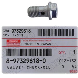 Valvula jet de control de flujo de aceite para motor Isuzu 6BG1 - 4HK1 #8973296180