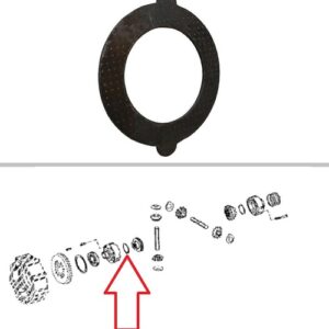 Golilla de ajuste de diferencial trasero ZF JD (310E/310G) #T163374