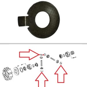 Golilla de satélite diferencial trasero ZF JD (310E/310G) #T210077